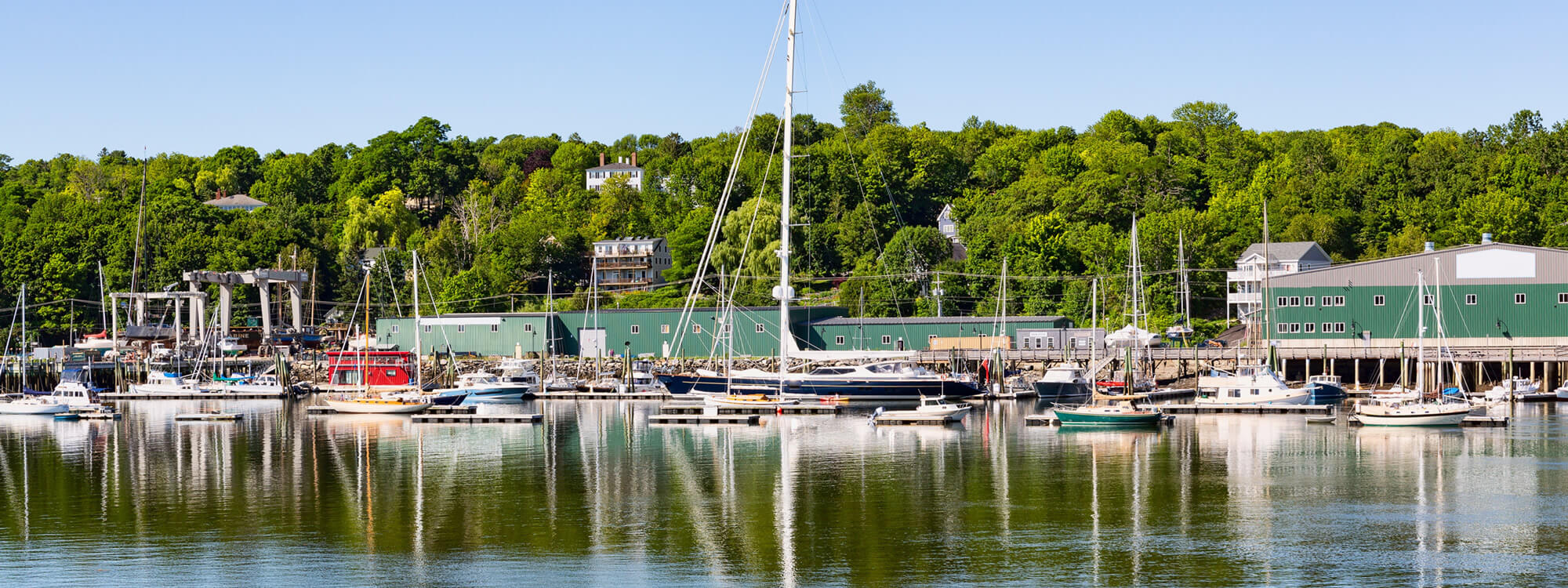 Belfast, Maine waterfront.