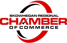 Logo for the Skowhegan Regional Chamber of Commerce.